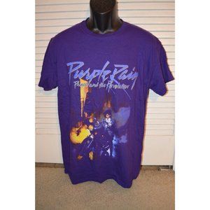 Prince Purple Rain T-Shirt UNISEX Size Medium Official Licensed 100% Cotton